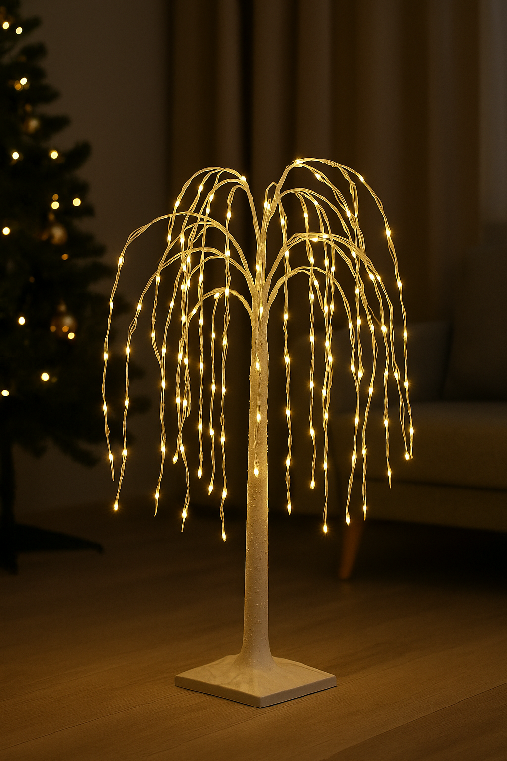 Wierzba LED Dekoracyjna 150 cm – Świąteczne Oświetlenie w Stylu Premium