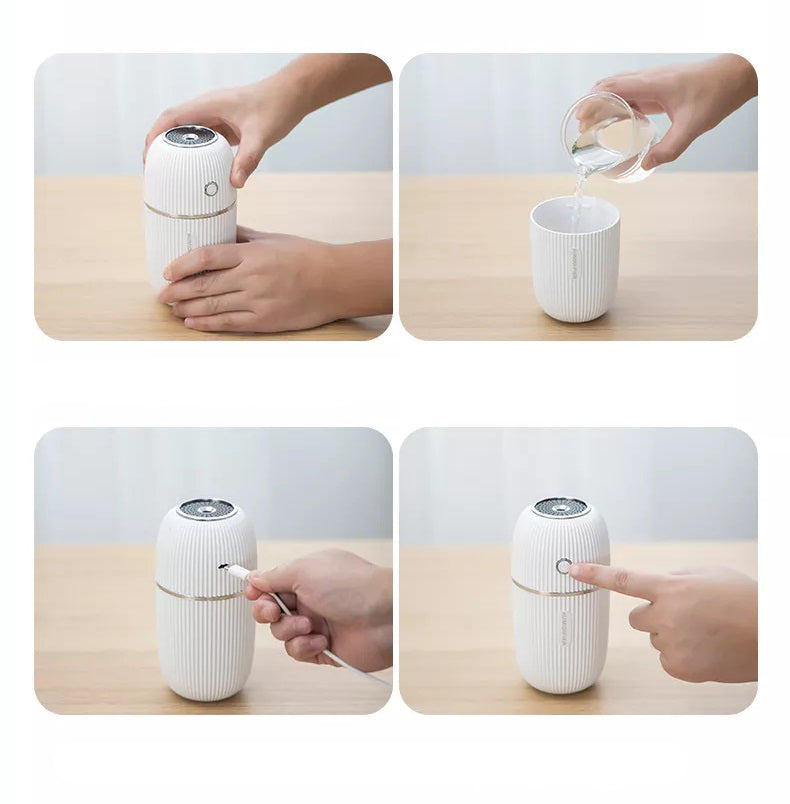 Nawilżacz powietrza 300 ml – minimalistyczna elegancja i funkcjonalność